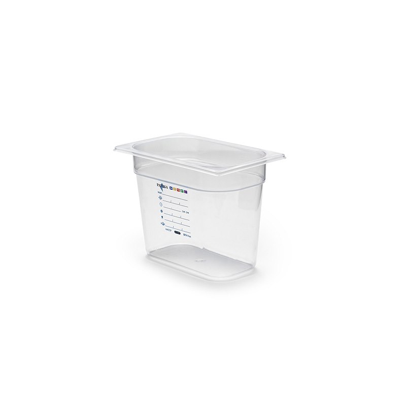 Plast kantin i PP plast, 4,8L, GN 1/4-200mm