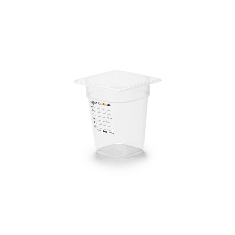 Plast kantin i PP plast, 2,8L, GN 1/6-200mm