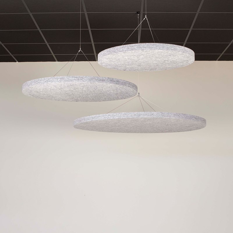 Sound Off Cirkel EcoSUND 3 lampor Ø 800 D. 50 rå