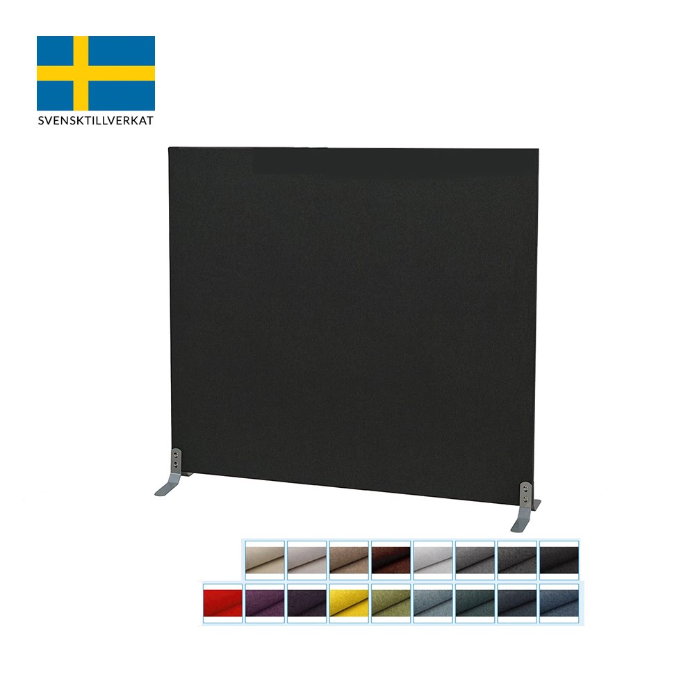 Golvskärm ljudabsorberande B: 140 cm H: 120 cm