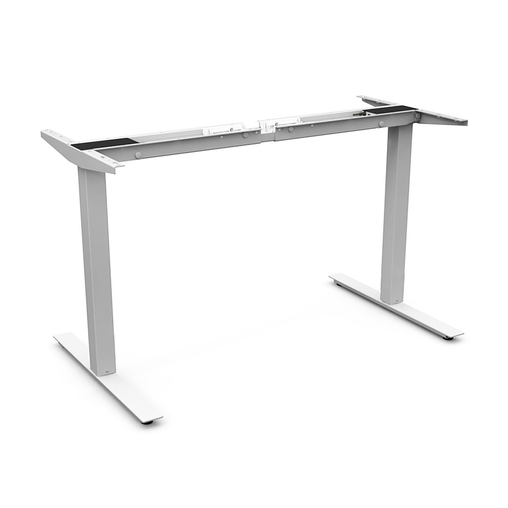 Höj- och sänkbart elstativ, 2-motor, Vit