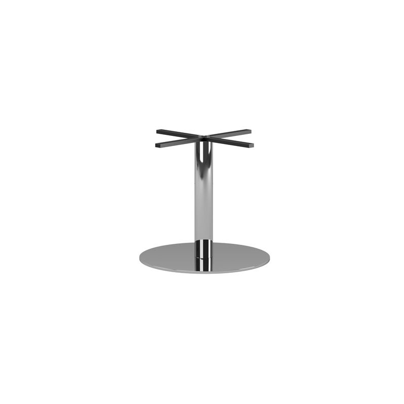 Pelarstativ Design S, Ø54 cm, höjd 48 cm, polerat rostfritt