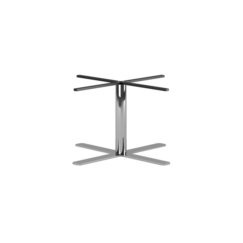 Krysstativ Design S, b. 65 cm, h. 48 cm, polerat rostfritt