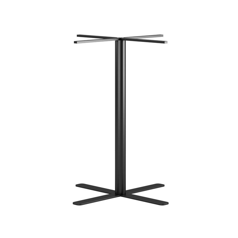 Krysstativ Design S, b. 65 cm, h. 108 cm, svart