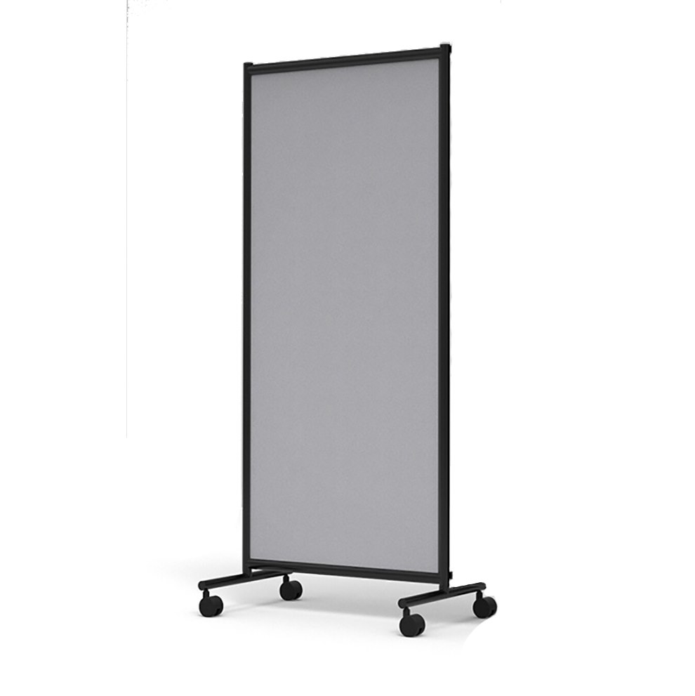 Mobil golvskärm, 770x1705 mm, grå