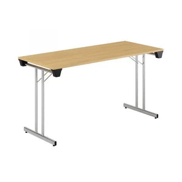 Dinner Style, kromat stativ, ek bordsskiva 140x70cm