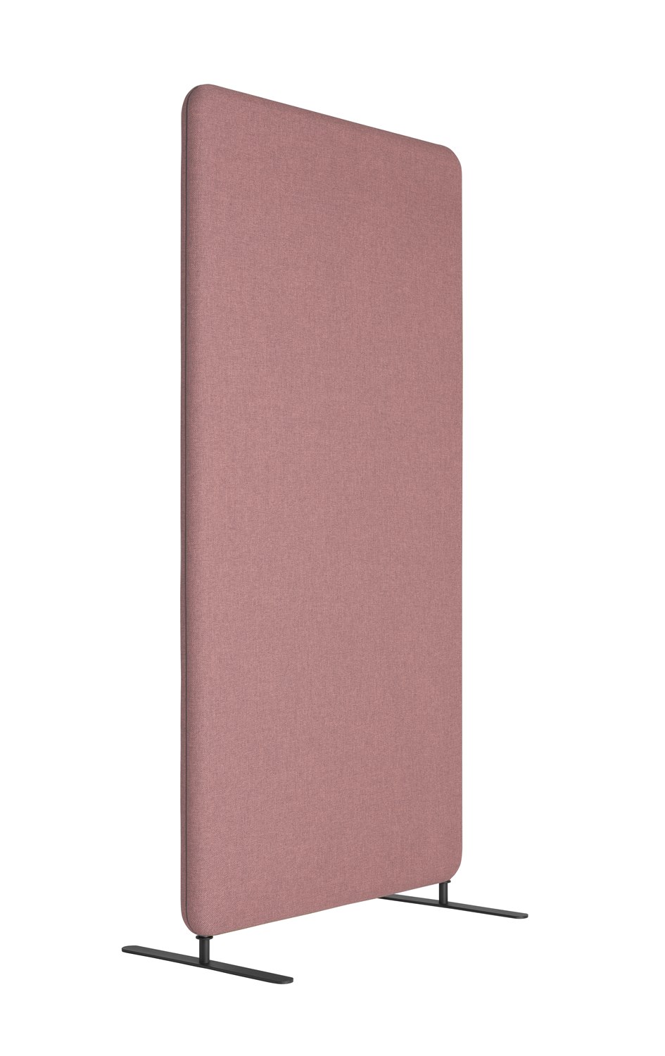 Golvskärm Softline 50, 120x136x5 cm, Ljusrosa