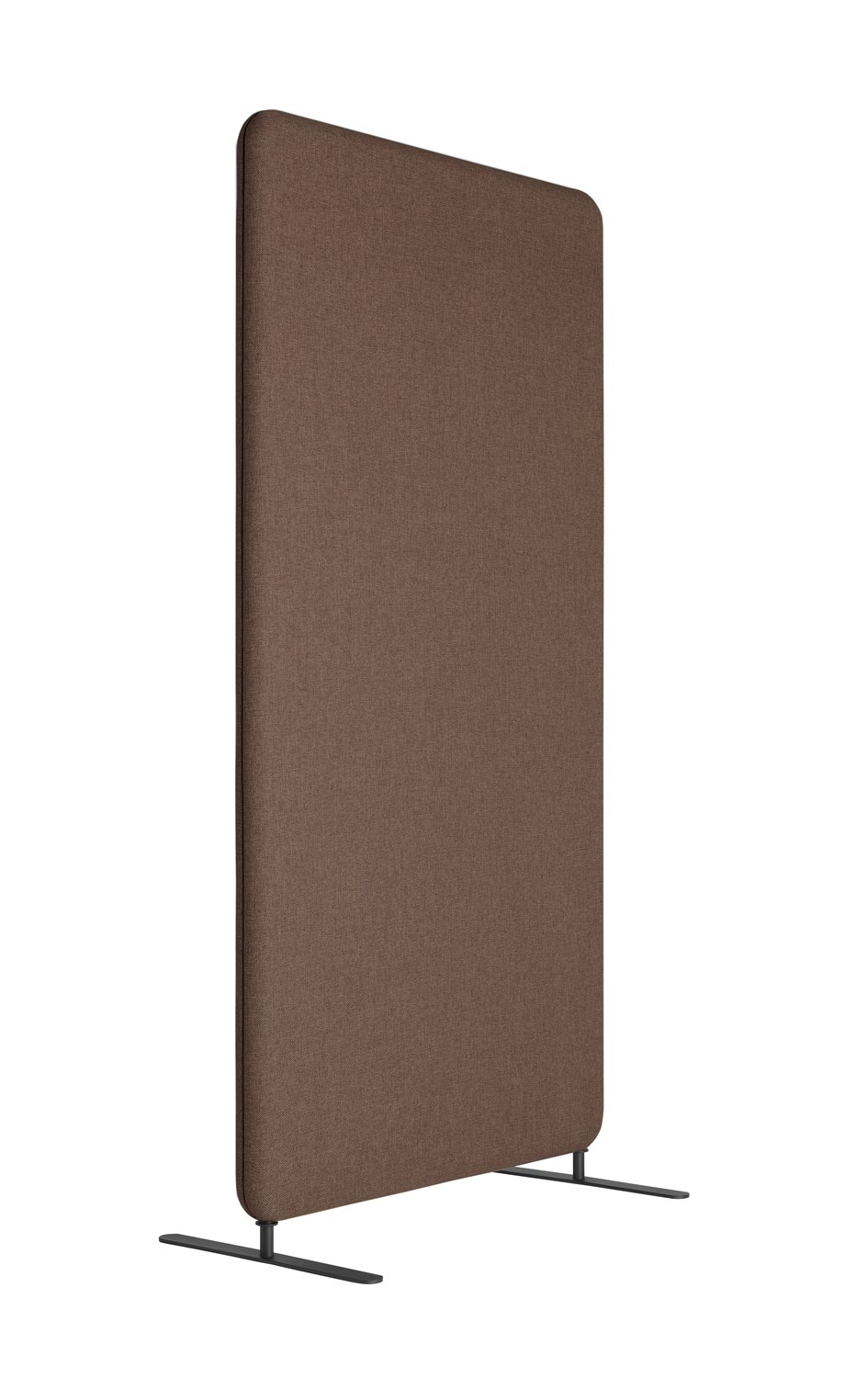 Golvskärm Softline 50, 100x170x5 cm, Brun