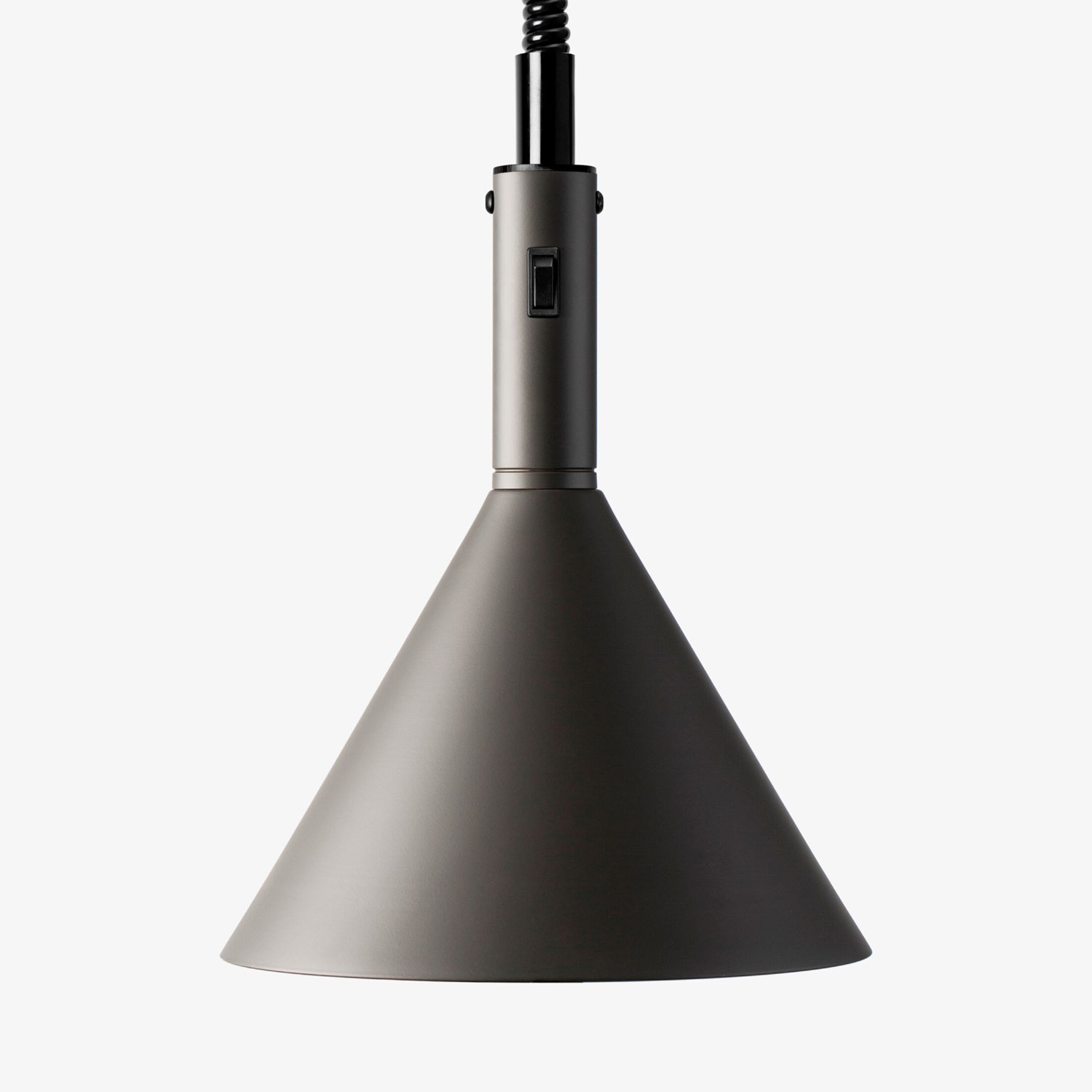 Värmelampa Trattoria, hissfunktion, umbra grey