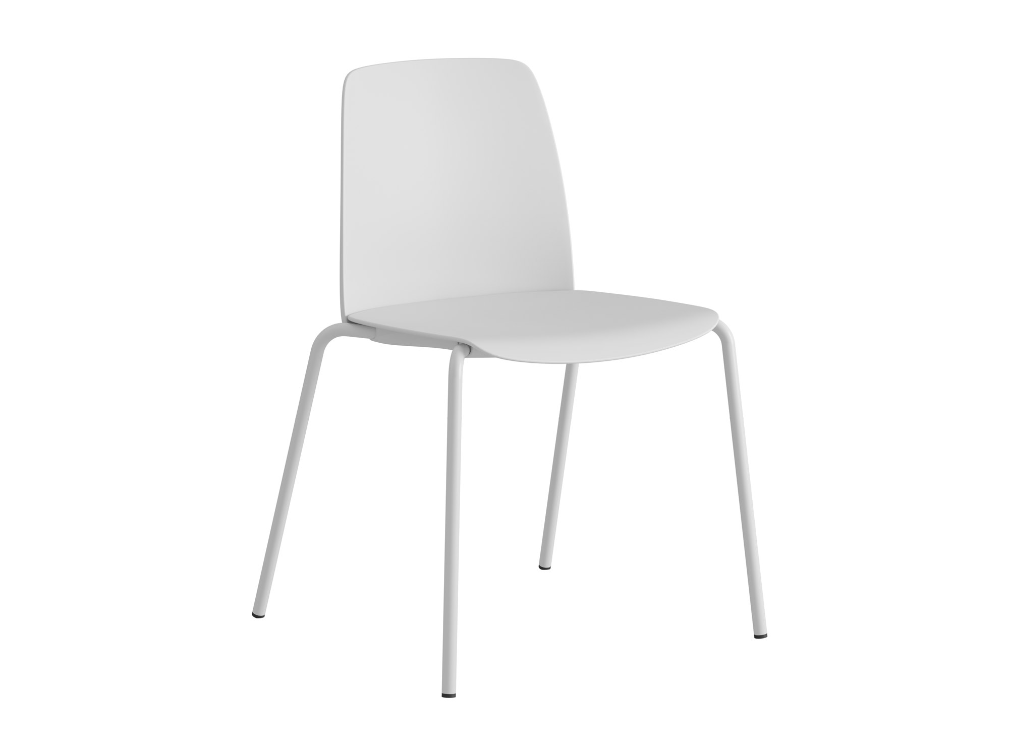 Choice, vit plastrygg, vit plastsits, vitt stativ