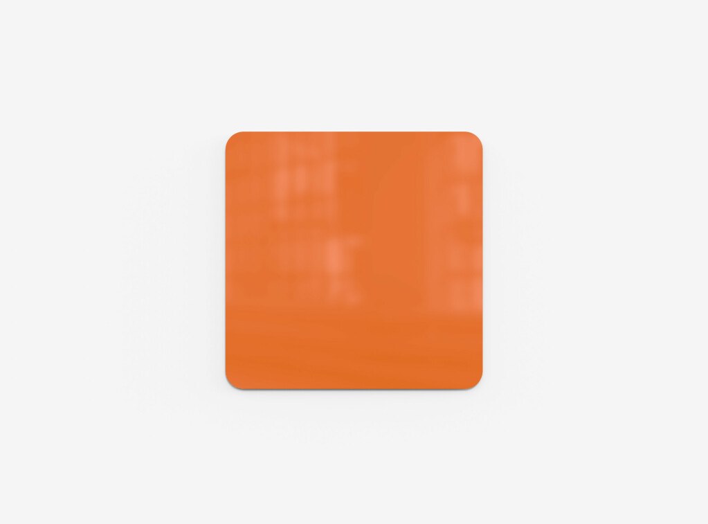 Curve, glastavla, 99x99 cm, Excited