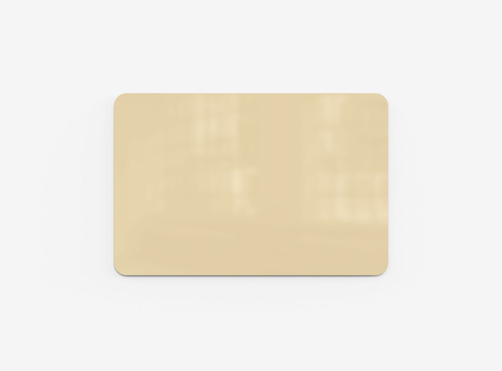 Curve, glastavla, 149x99 cm, Mellow