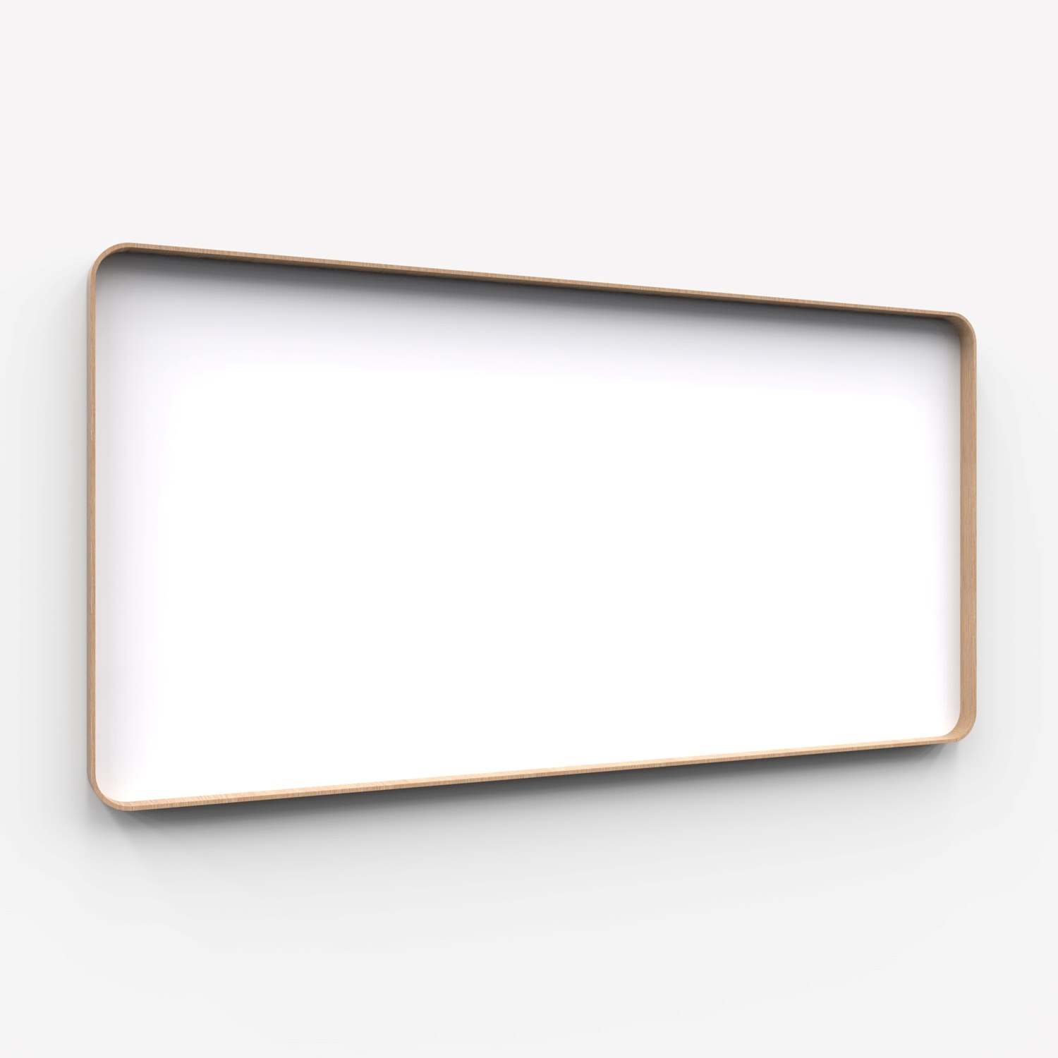 Frame Wall, glasskrivtavla, 200x100 cm, Pure, ek-ram
