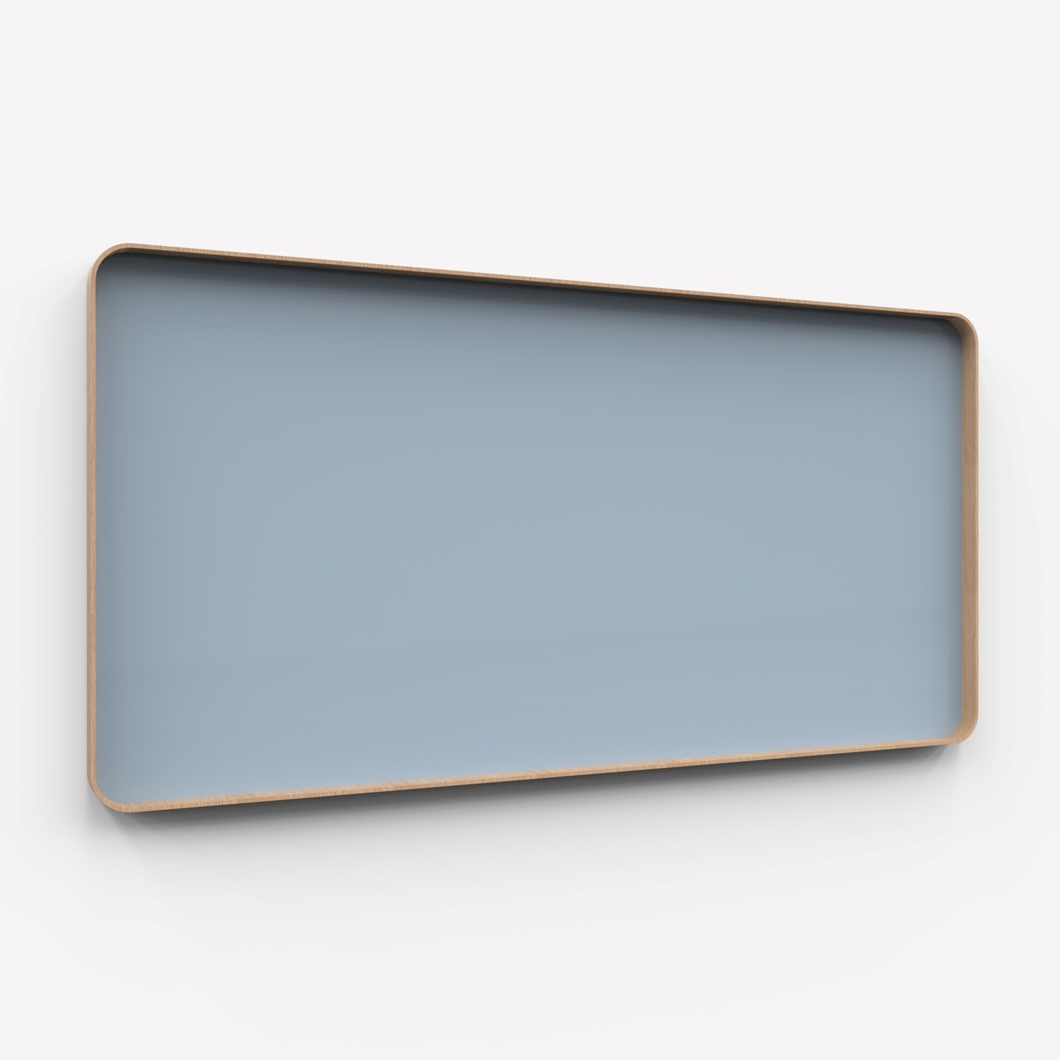 Frame Wall, glasskrivtavla, 200x100 cm, Smooth, ek-ram