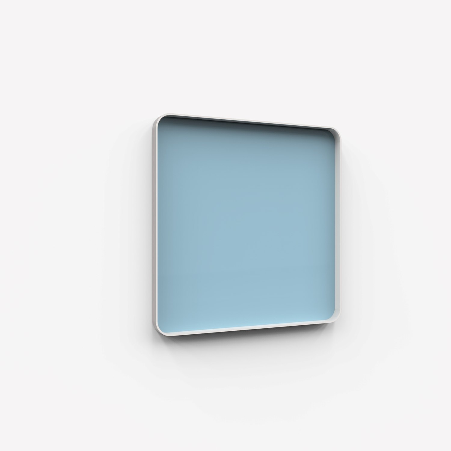 Frame Wall, glasskrivtavla, 100x100 cm, Calm, grå ram