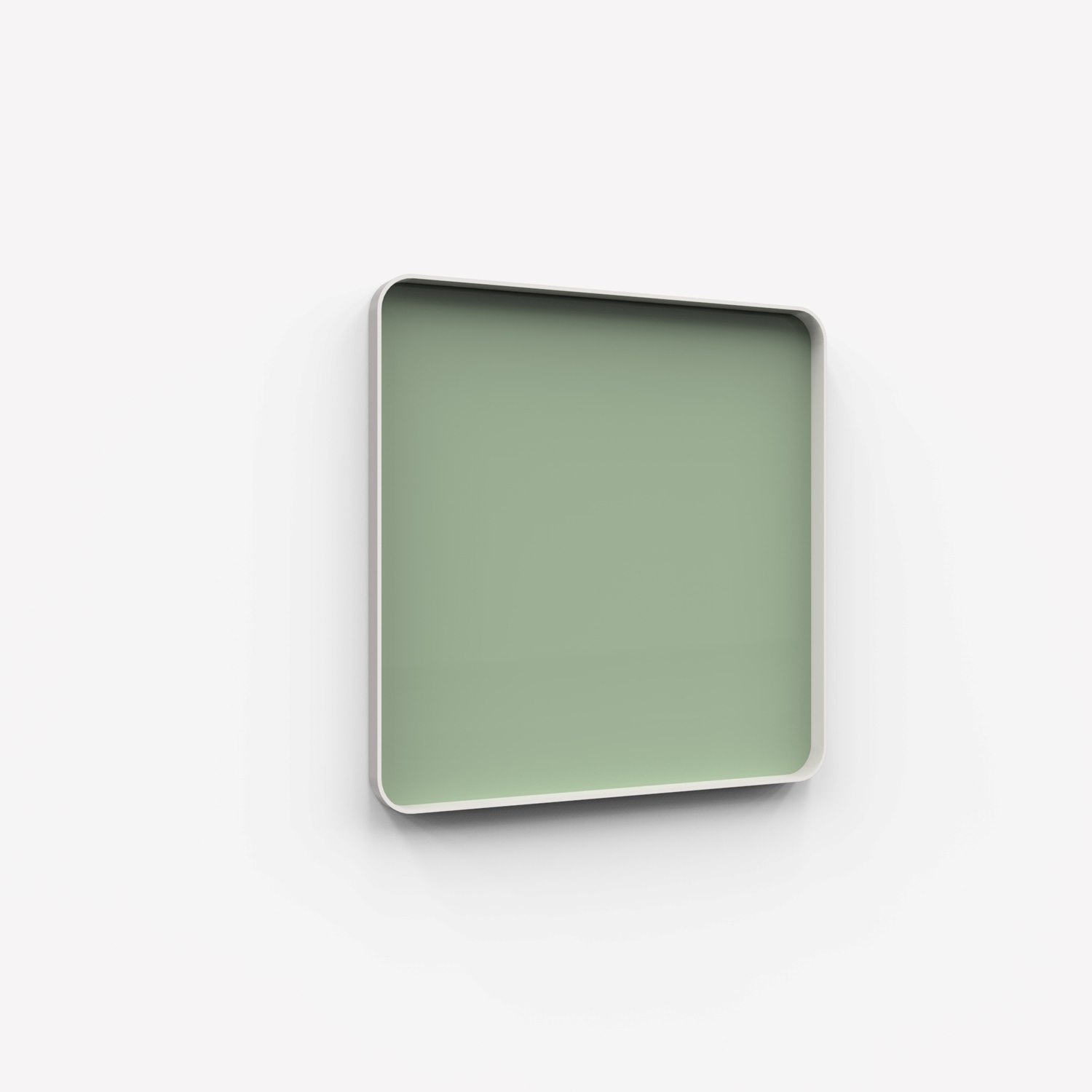 Frame Wall, glasskrivtavla, 100x100 cm, Gentle, grå ram