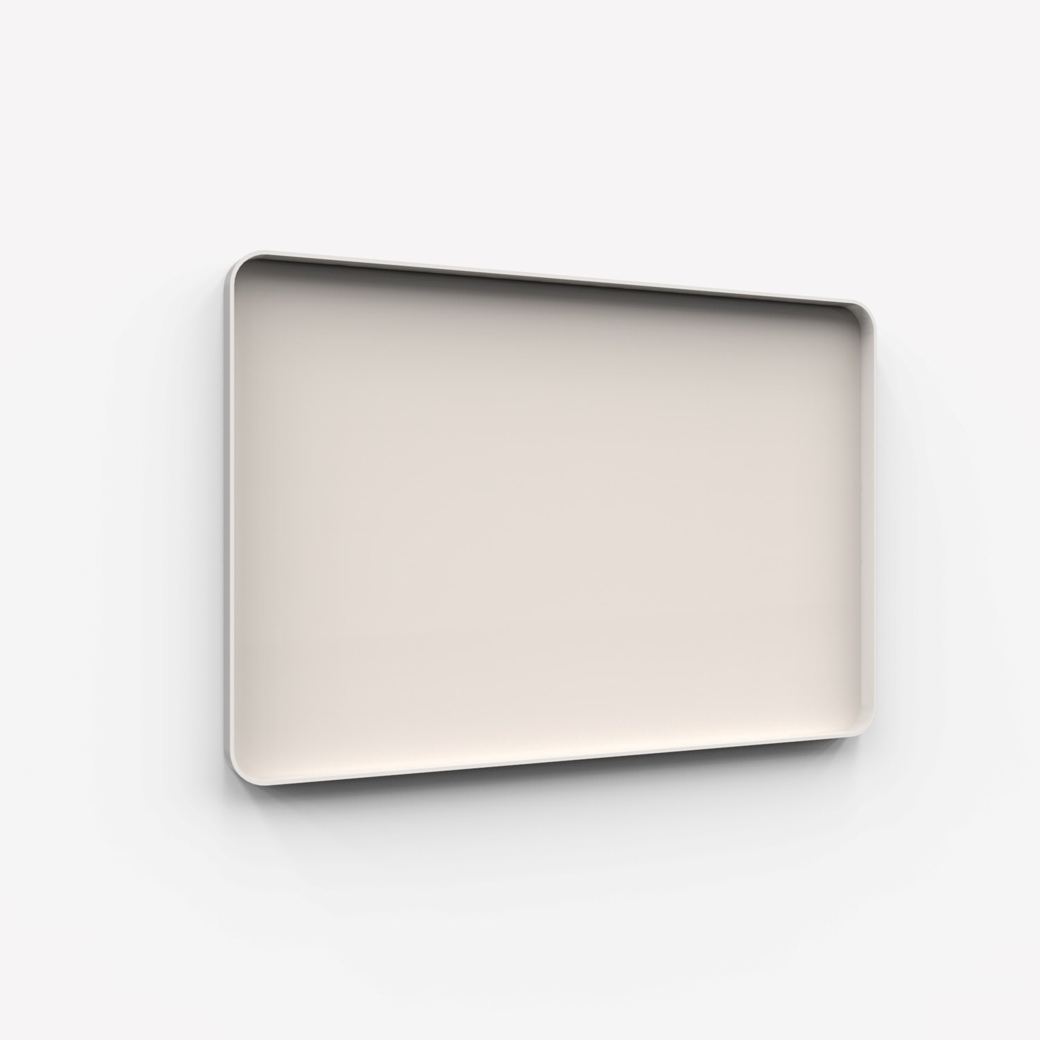 Frame Wall, glasskrivtavla, 150x100 cm, Lazy, grå ram