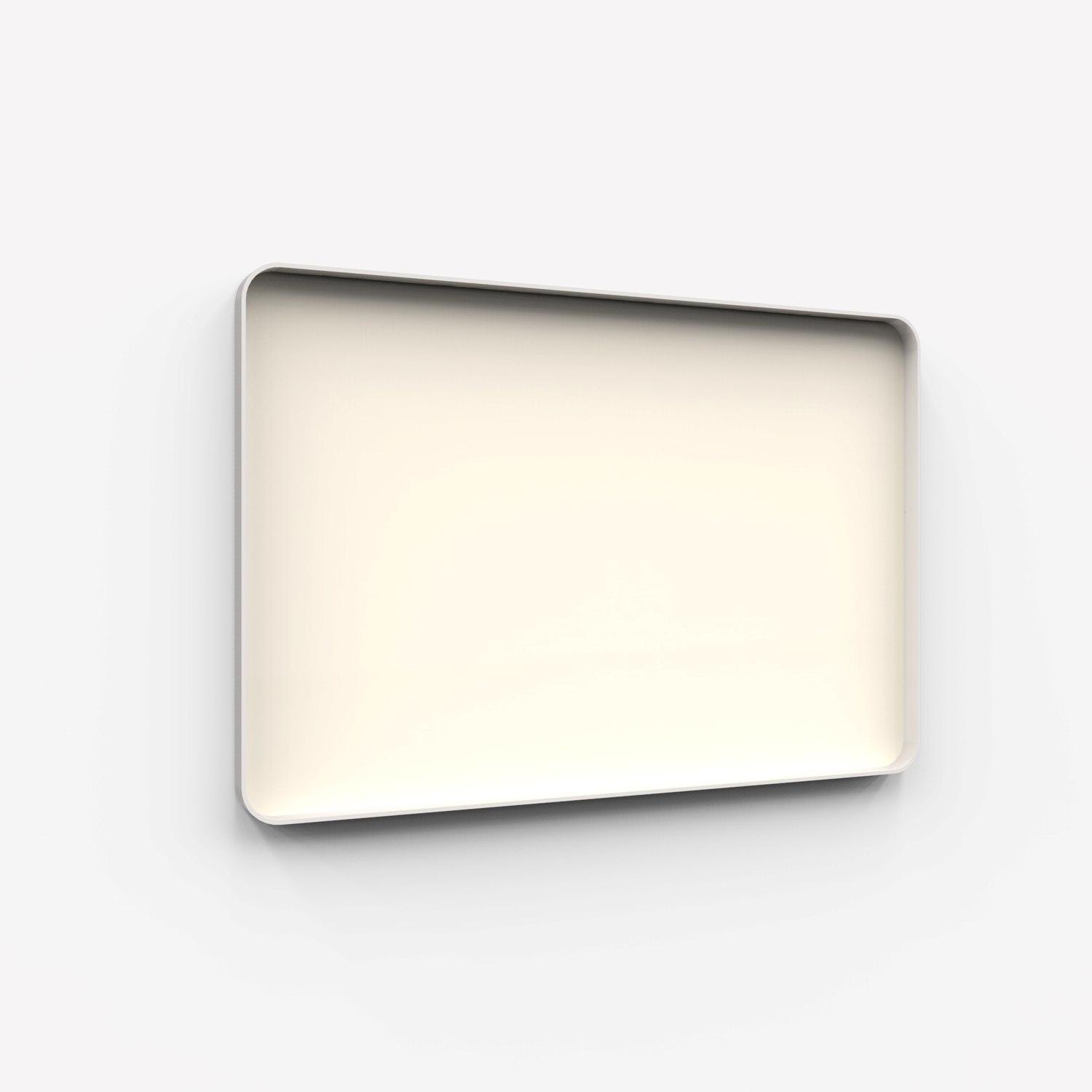 Frame Wall, glasskrivtavla, 150x100 cm, Pale, grå ram