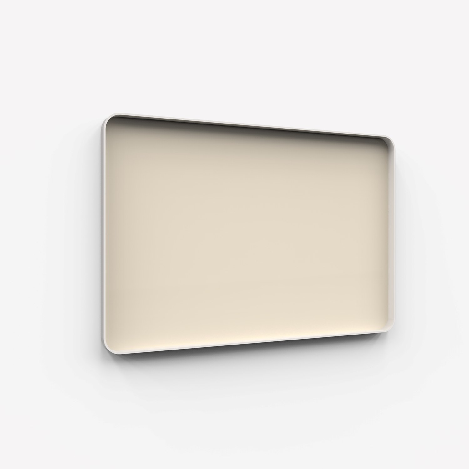 Frame Wall, glasskrivtavla, 150x100 cm, Mild, grå ram