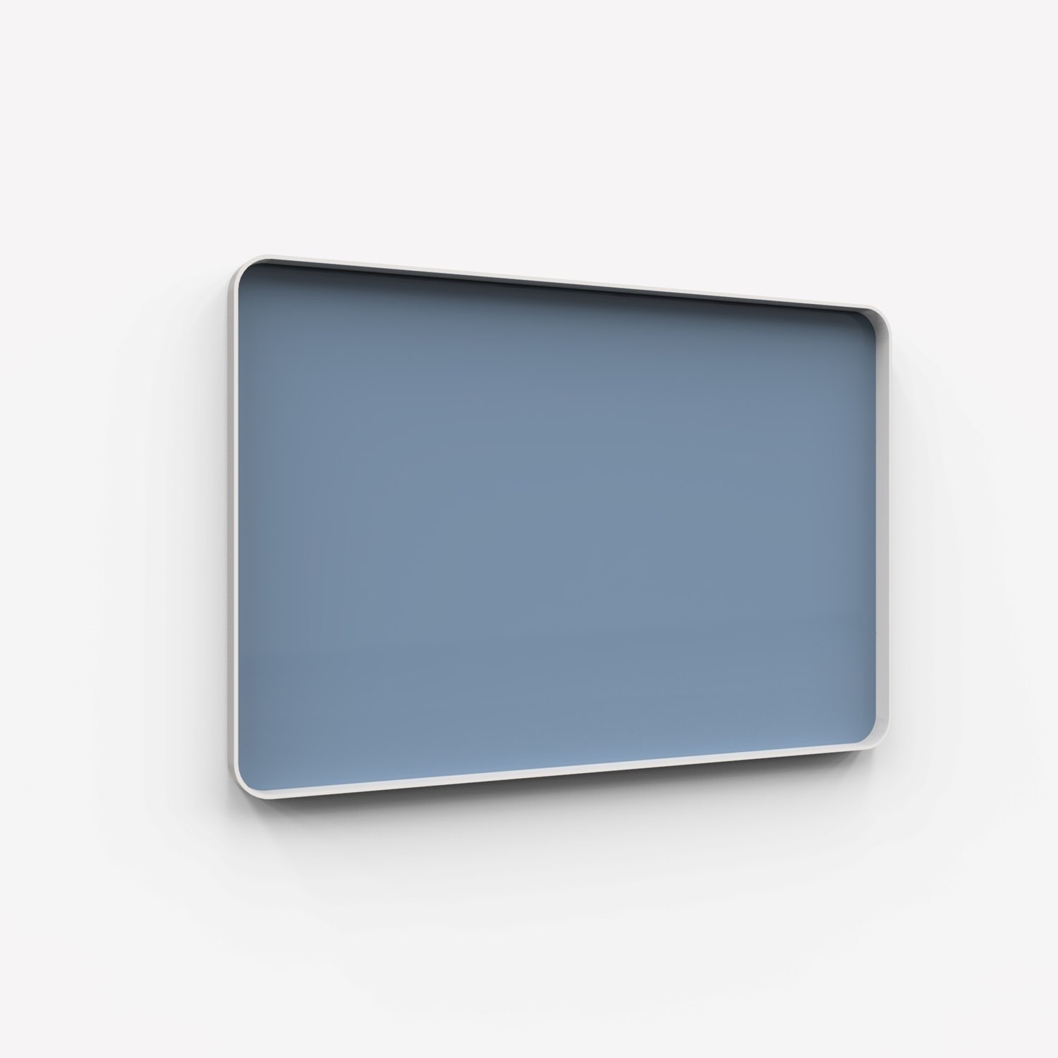 Frame Wall, glasskrivtavla, 150x100 cm, Bold, grå ram