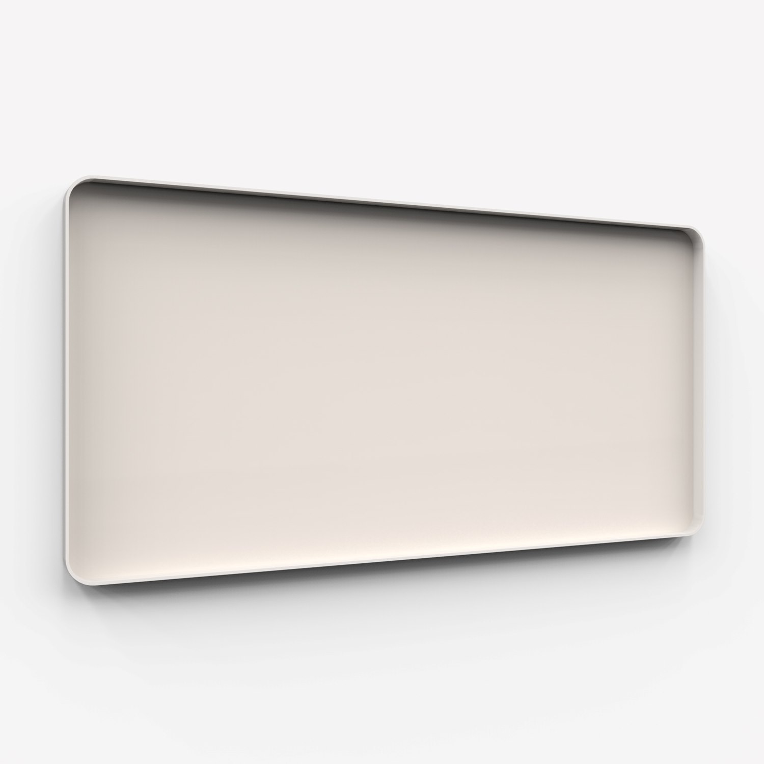 Frame Wall, glasskrivtavla, 200x100 cm, Lazy, grå ram