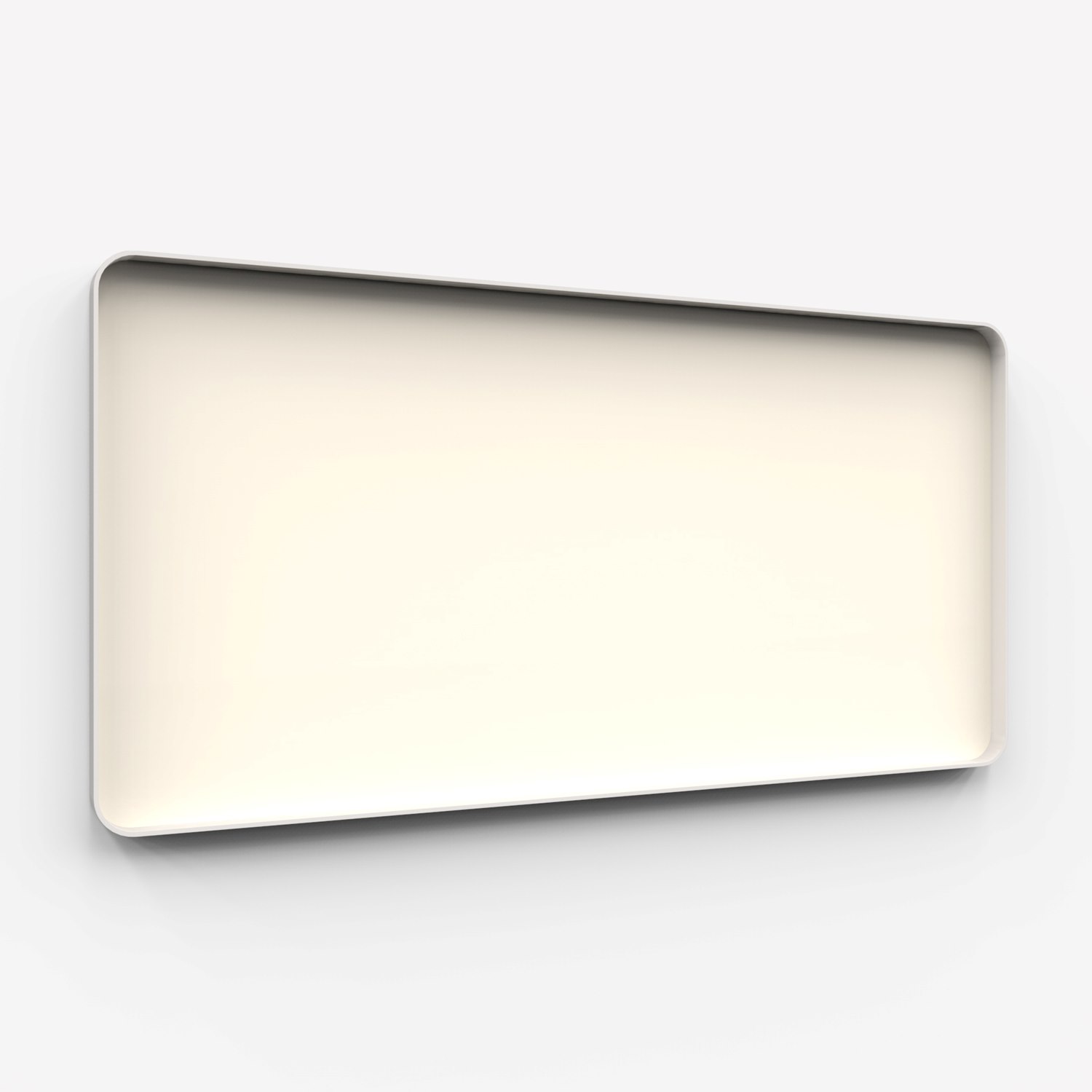 Frame Wall, glasskrivtavla, 200x100 cm, Pale, grå ram