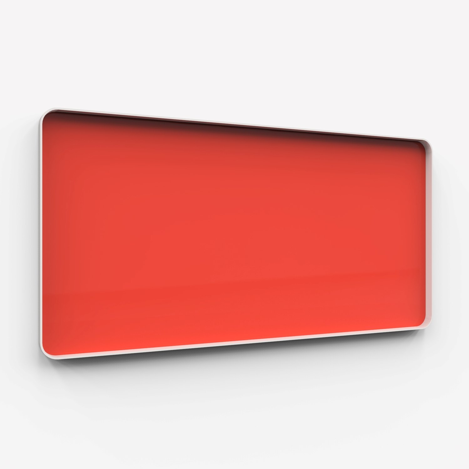 Frame Wall, glasskrivtavla, 200x100 cm, Wild, grå ram