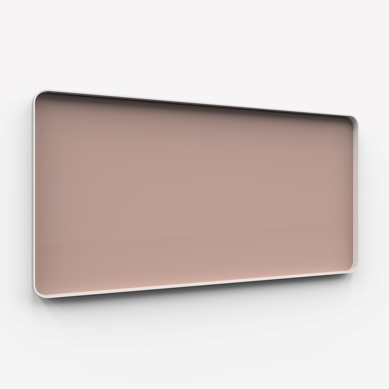 Frame Wall, glasskrivtavla, 200x100 cm, Innocent, grå ram
