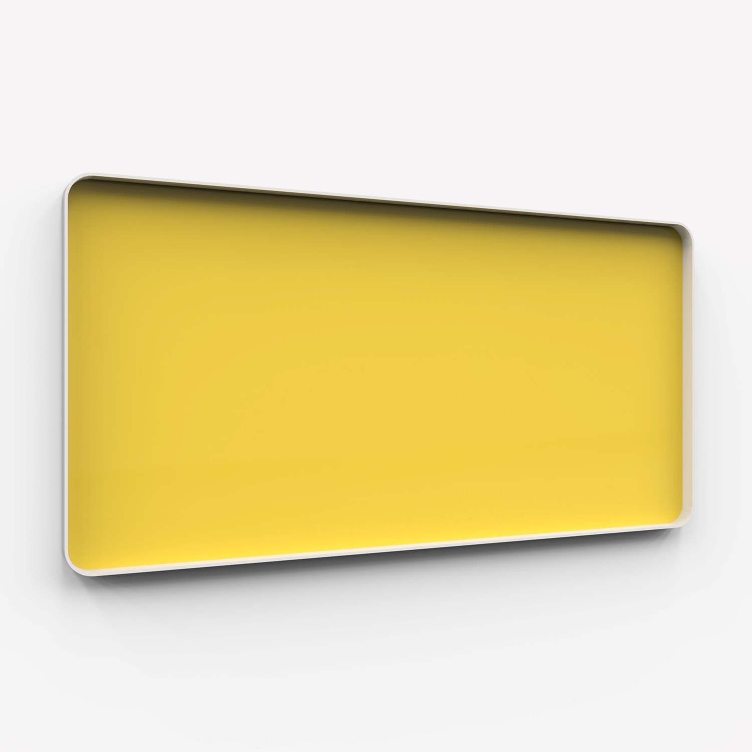 Frame Wall, glasskrivtavla, 200x100 cm, Happy, grå ram
