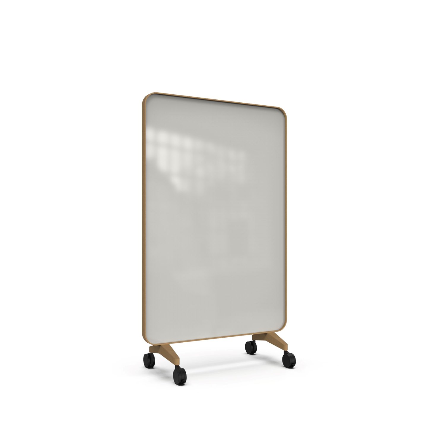 Frame Mobile, dubbelsidig glasskrivtavla, 120x196 cm, Shy, ek-ram