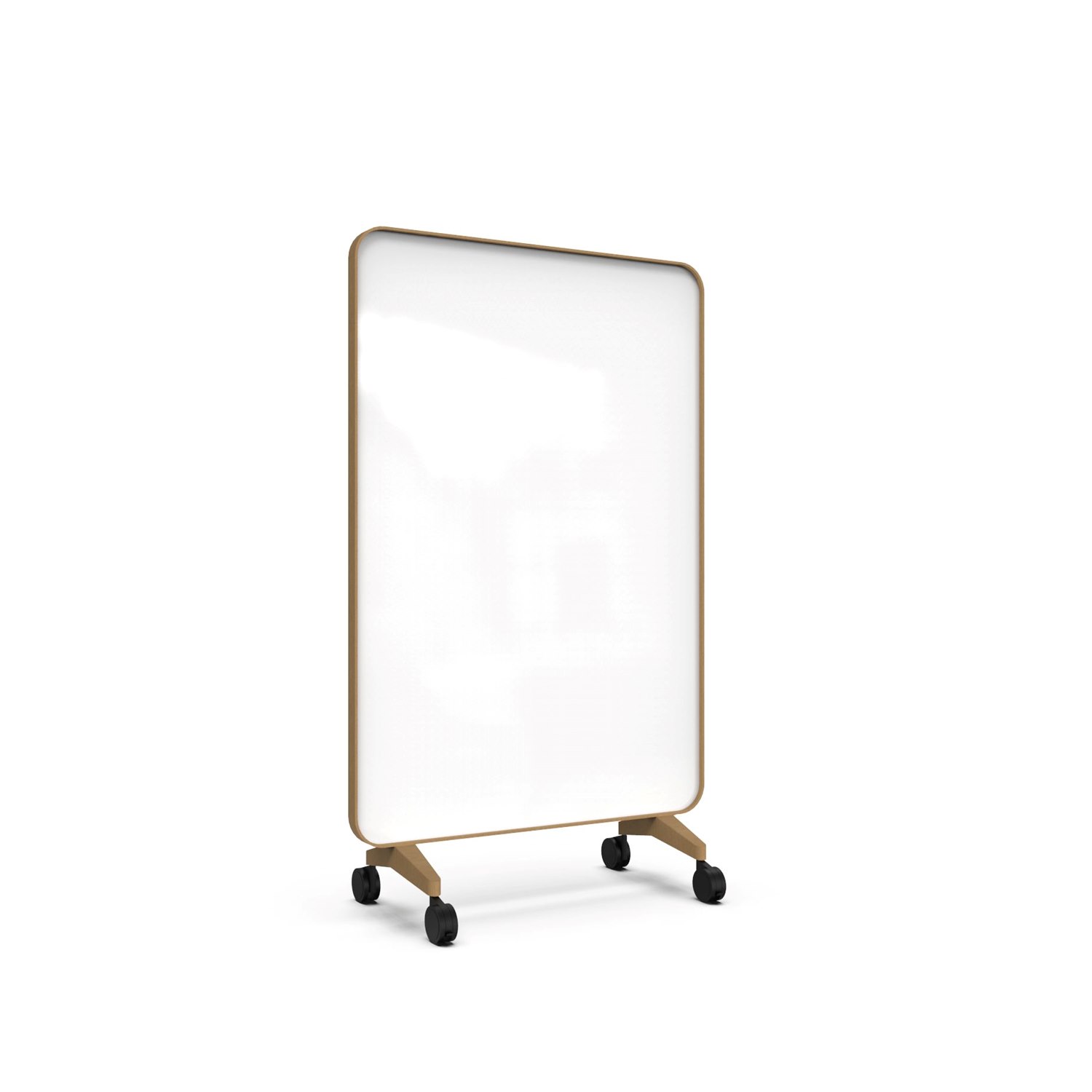 Frame Mobile, dubbelsidig glasskrivtavla, 120x196 cm, Pure, ek-ram