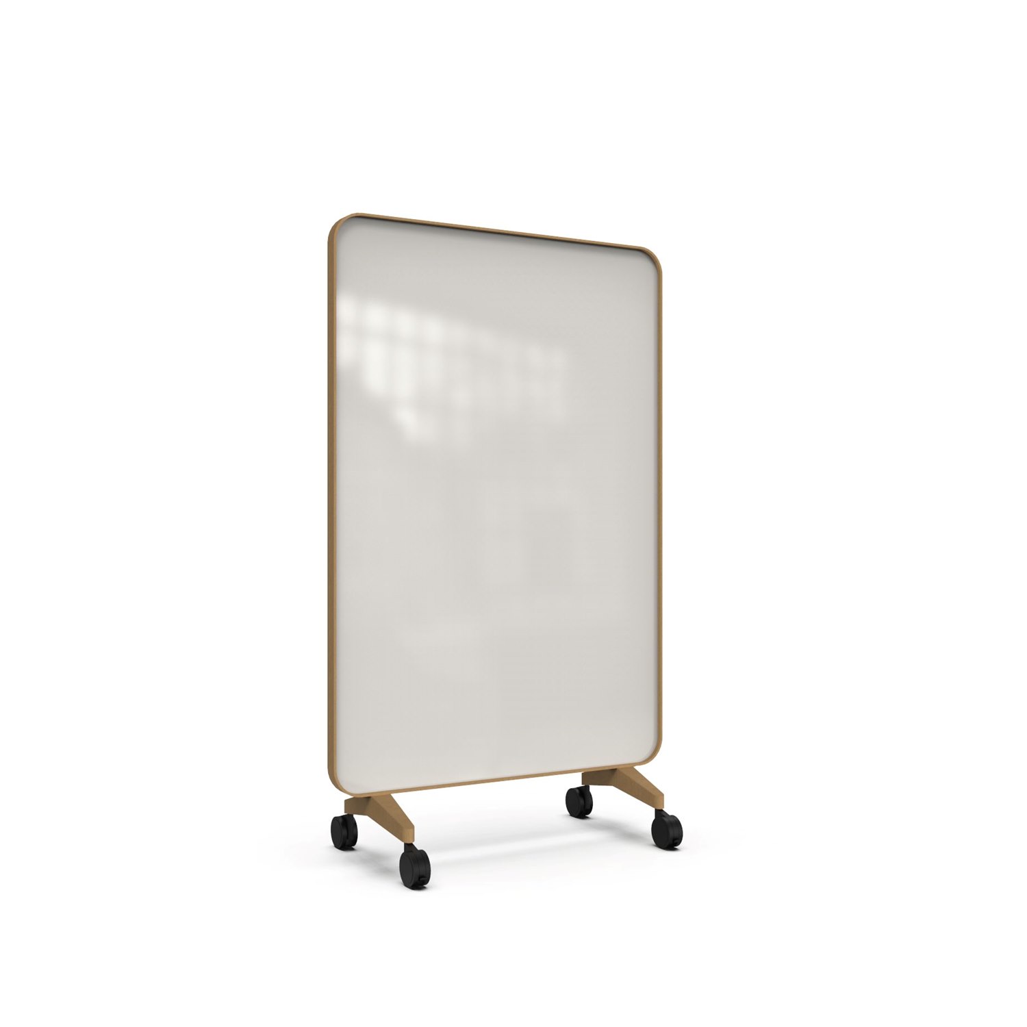 Frame Mobile, dubbelsidig glasskrivtavla, 120x196 cm, Soft, ek-ram