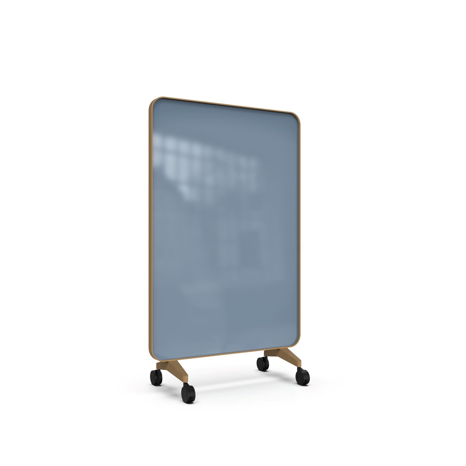 Frame Mobile, dubbelsidig glasskrivtavla, 120x196 cm, Bold, ek-ram
