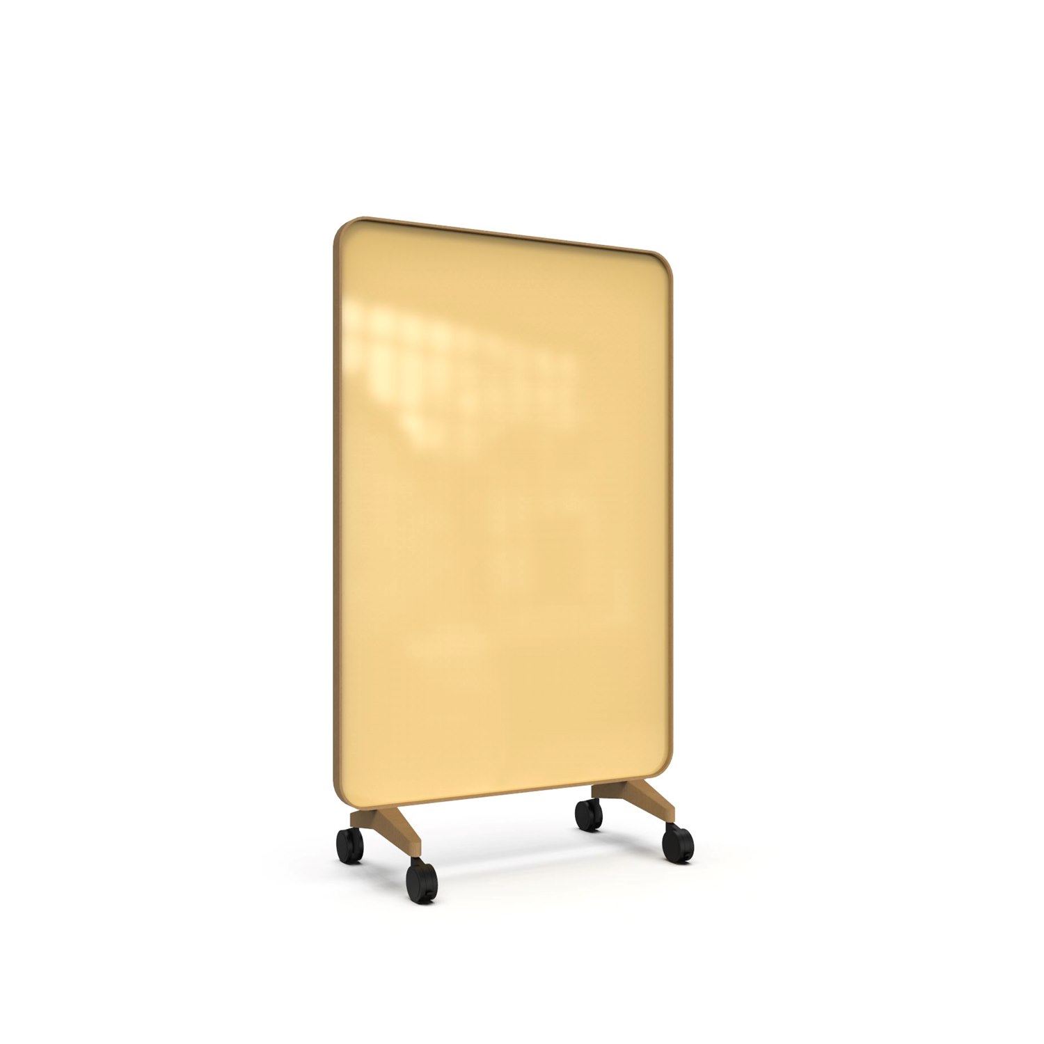 Frame Mobile, dubbelsidig glasskrivtavla, 120x196 cm, Lively, ek-ram