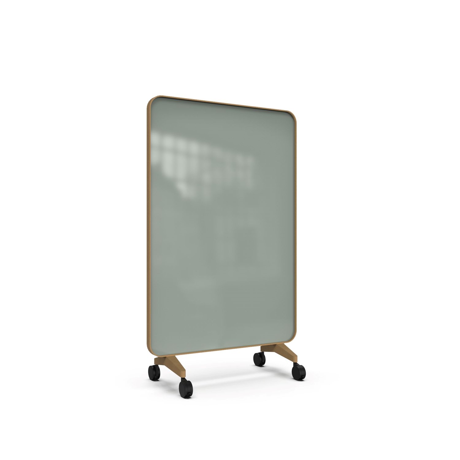 Frame Mobile, dubbelsidig glasskrivtavla, 120x196 cm, Frank, ek-ram