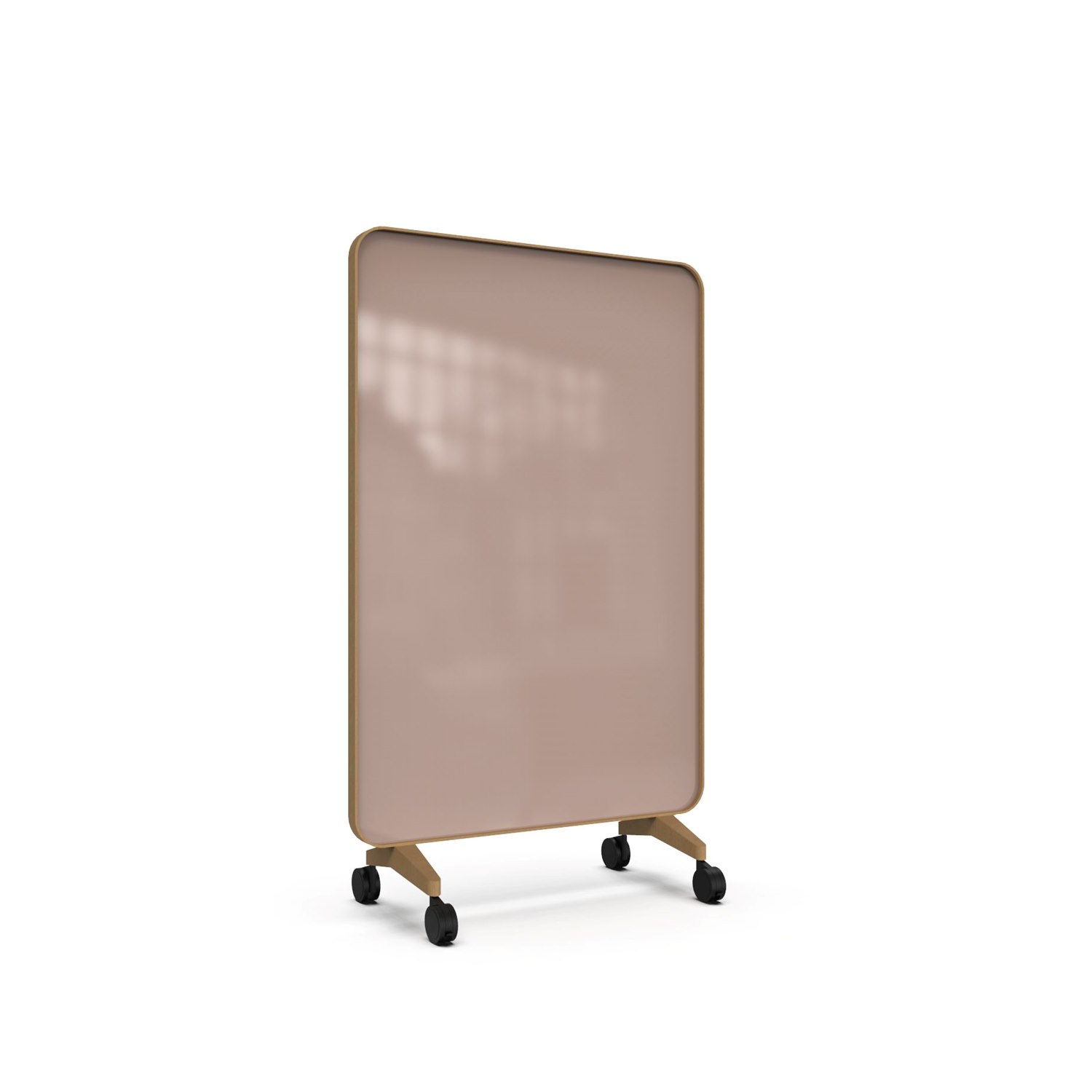 Frame Mobile, dubbelsidig glasskrivtavla, 120x196 cm, Innocent, ek-ram