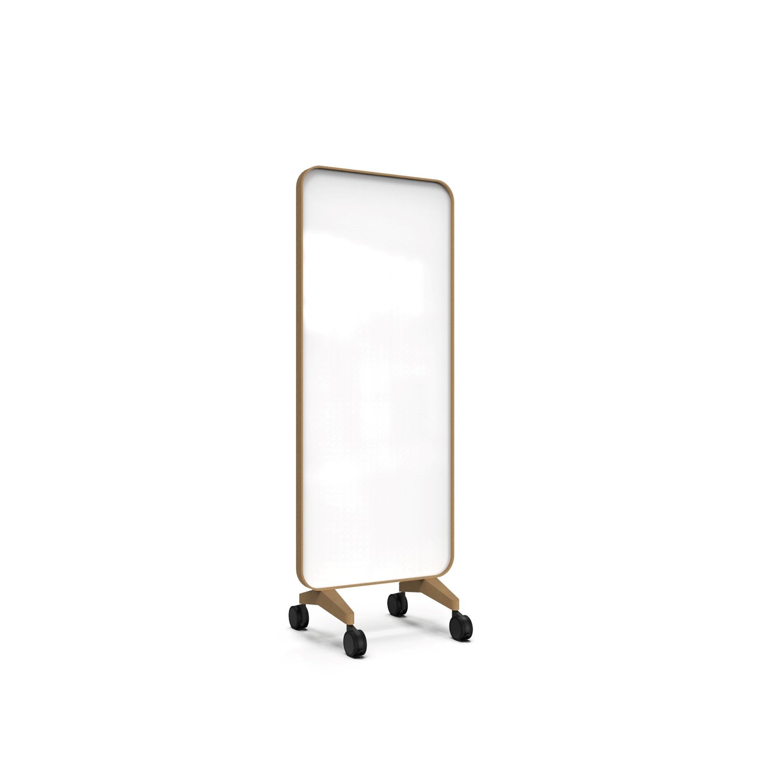 Frame Mobile, dubbelsidig glasskrivtavla, 75x196 cm, Pure, ek-ram