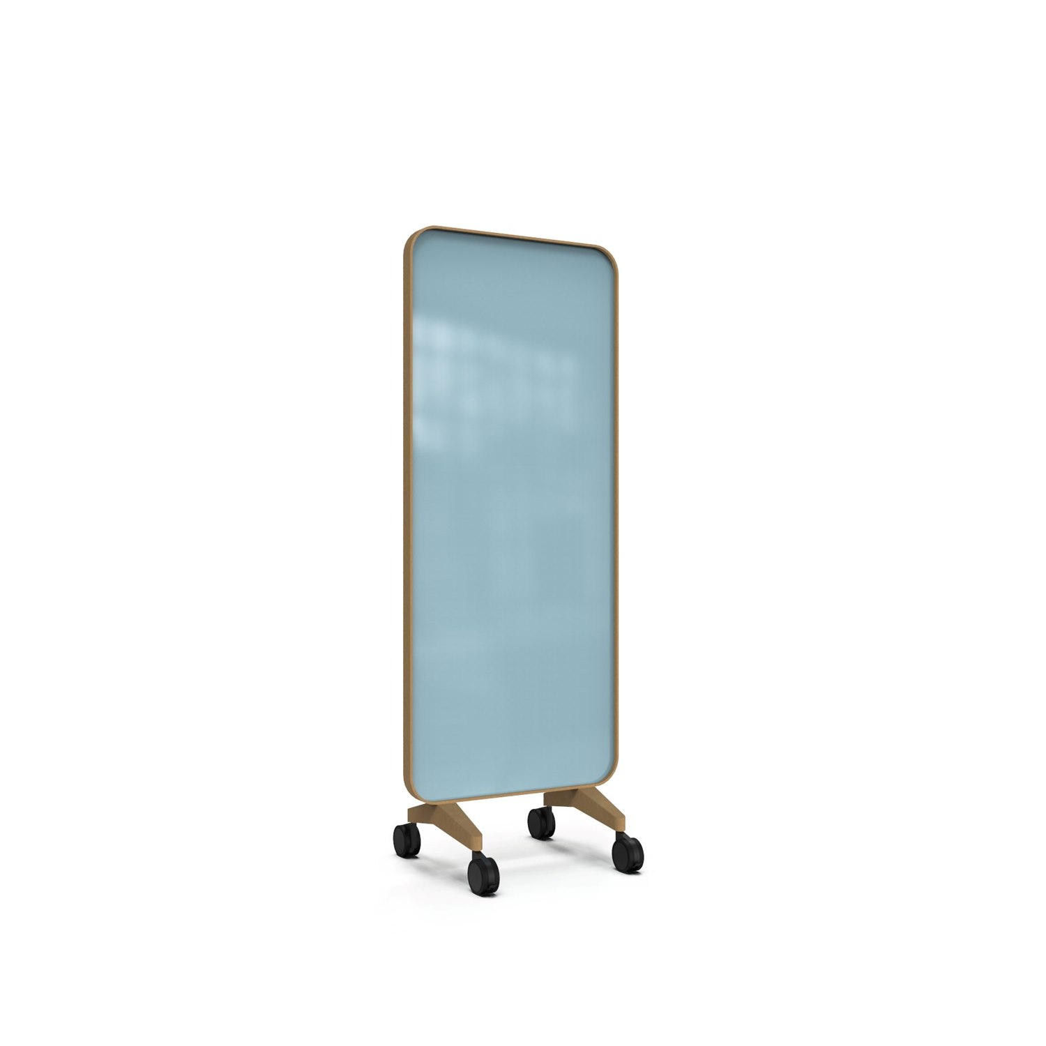 Frame Mobile, dubbelsidig glasskrivtavla, 75x196 cm, Calm, ek-ram
