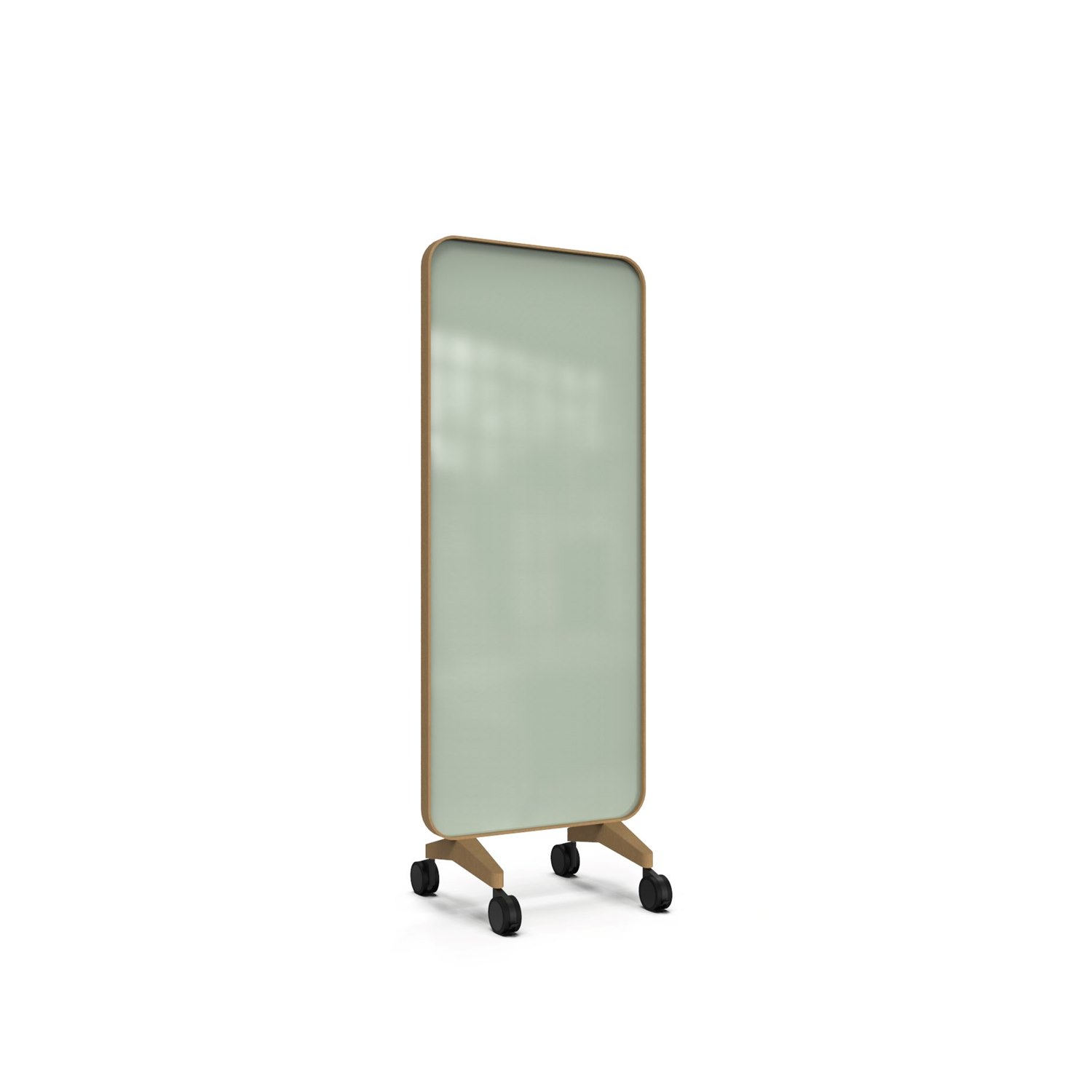 Frame Mobile, dubbelsidig glasskrivtavla, 75x196 cm, Fair, ek-ram