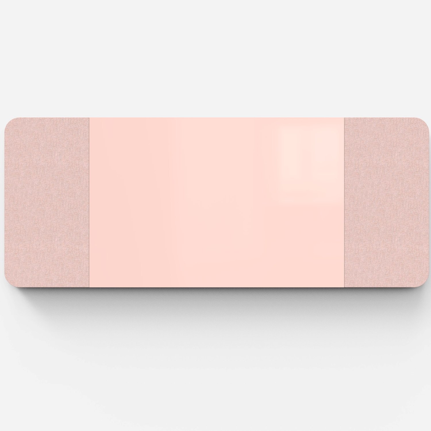 Mood Fabric Wall, glasskrivtavla, 250x100 cm, glas mitt, Naive