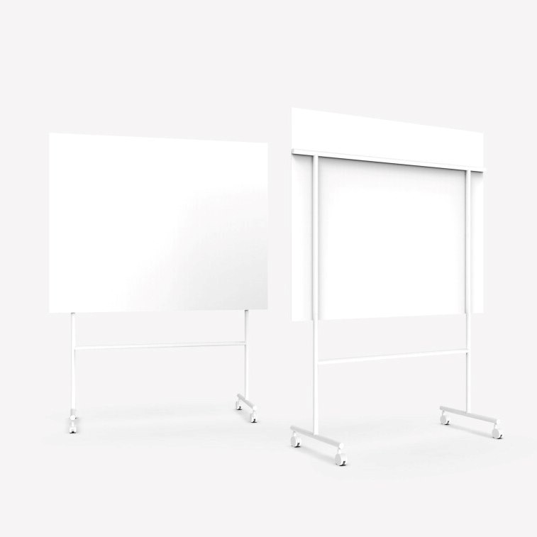 Mono Silk Mobile, glasskrivtavla, 150,7x196 cm, Pure