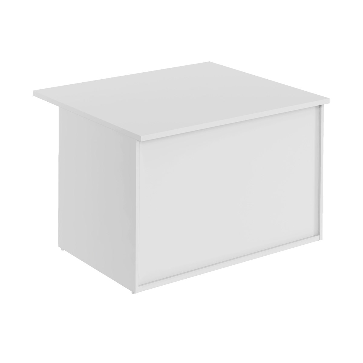 Receptionsdisk Business Economic, 120x74 cm, ljusgrå