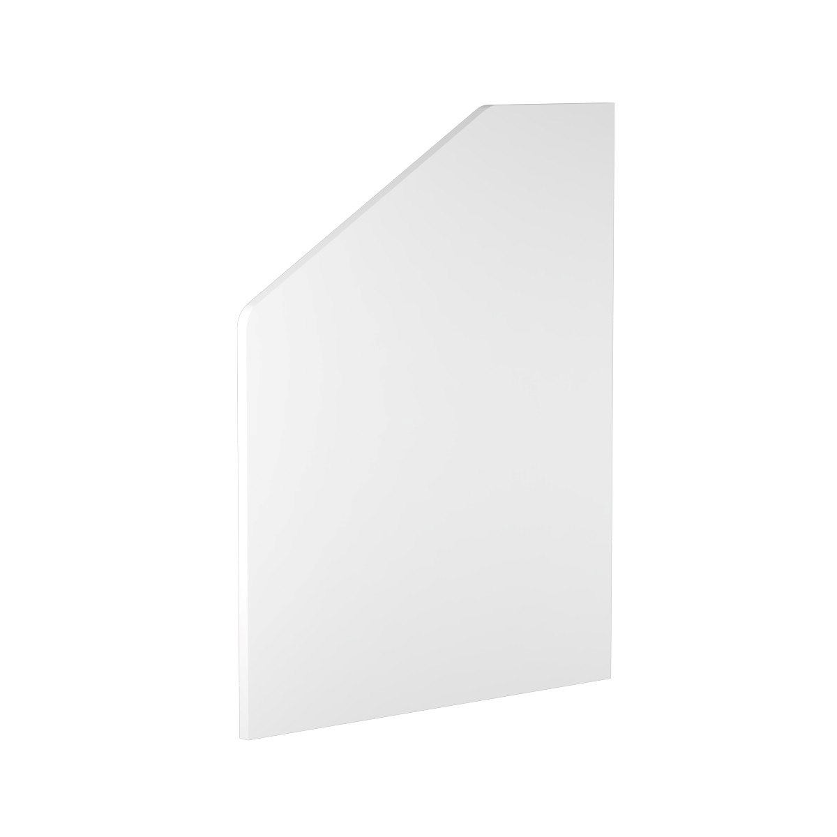 Receptionsdisk Business Multi, 90x112,5 cm, gavel vänster, vit