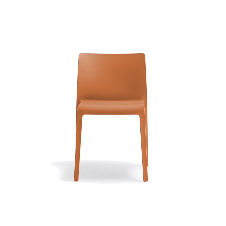 Stol Volt 670, sh.46 cm, stapelbar, orange