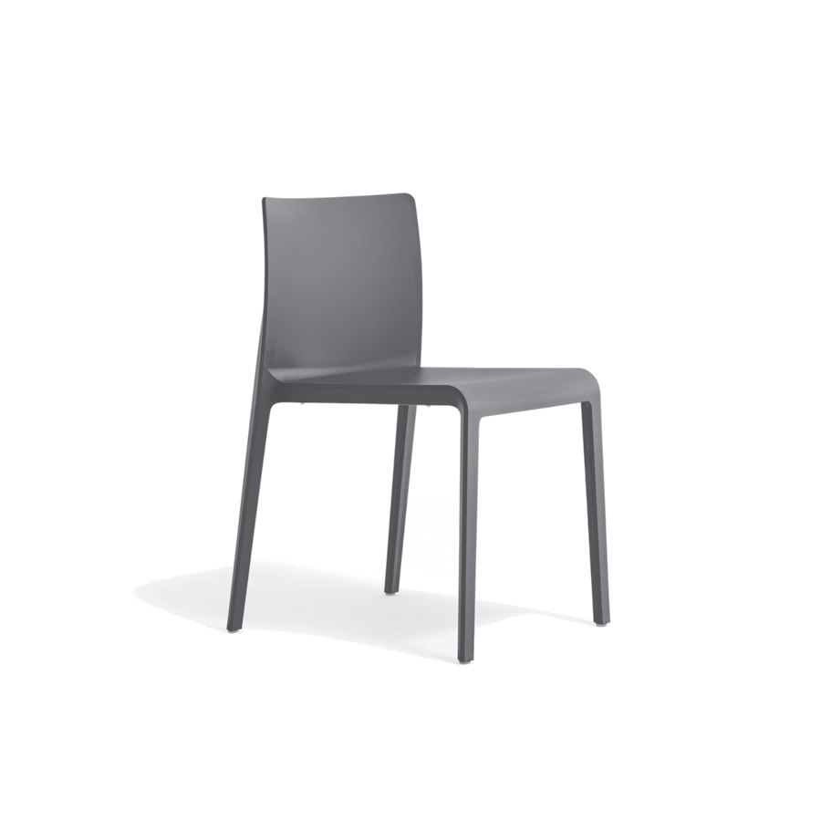 Stol Volt 670, sh.46 cm, stapelbar, antracit