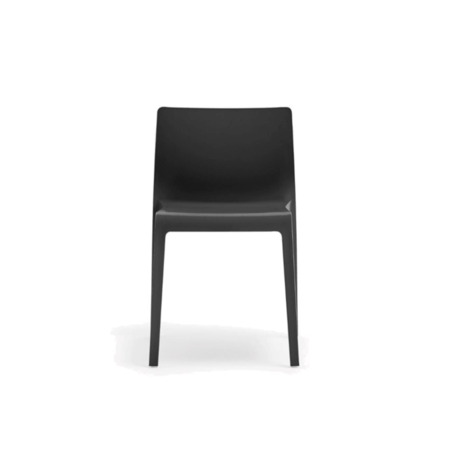 Stol Volt 670, sh.46 cm, stapelbar, svart