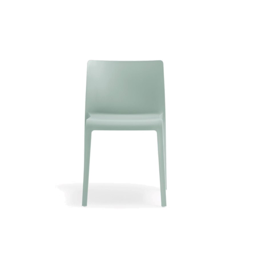 Stol Volt 670, sh.46 cm, stapelbar, grön