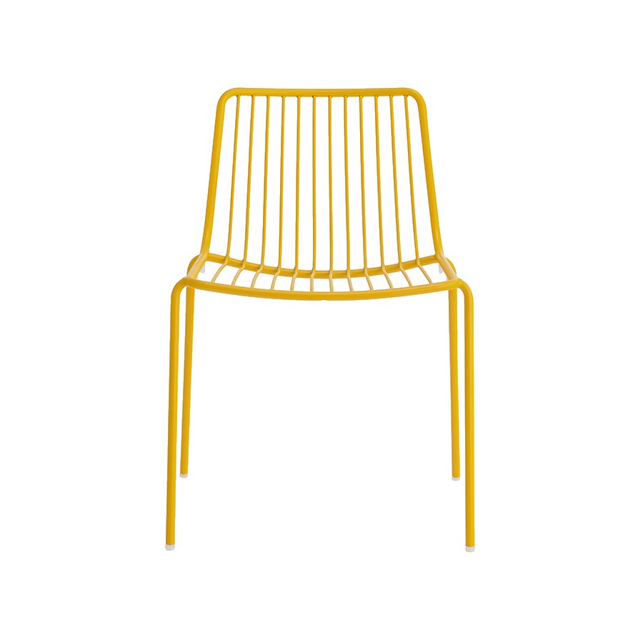 Stol Nolita 3650, sh.46,5 cm, stapelbar, gul