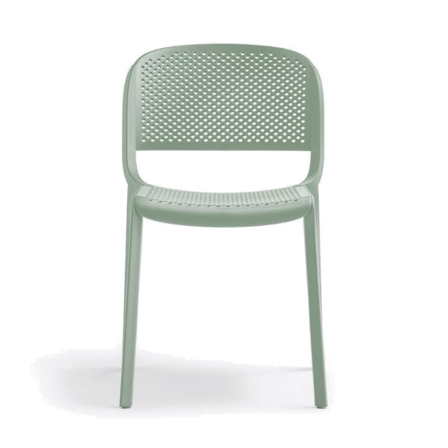 Stol Dome 261, sh.46 cm, stapelbar, mintgrön