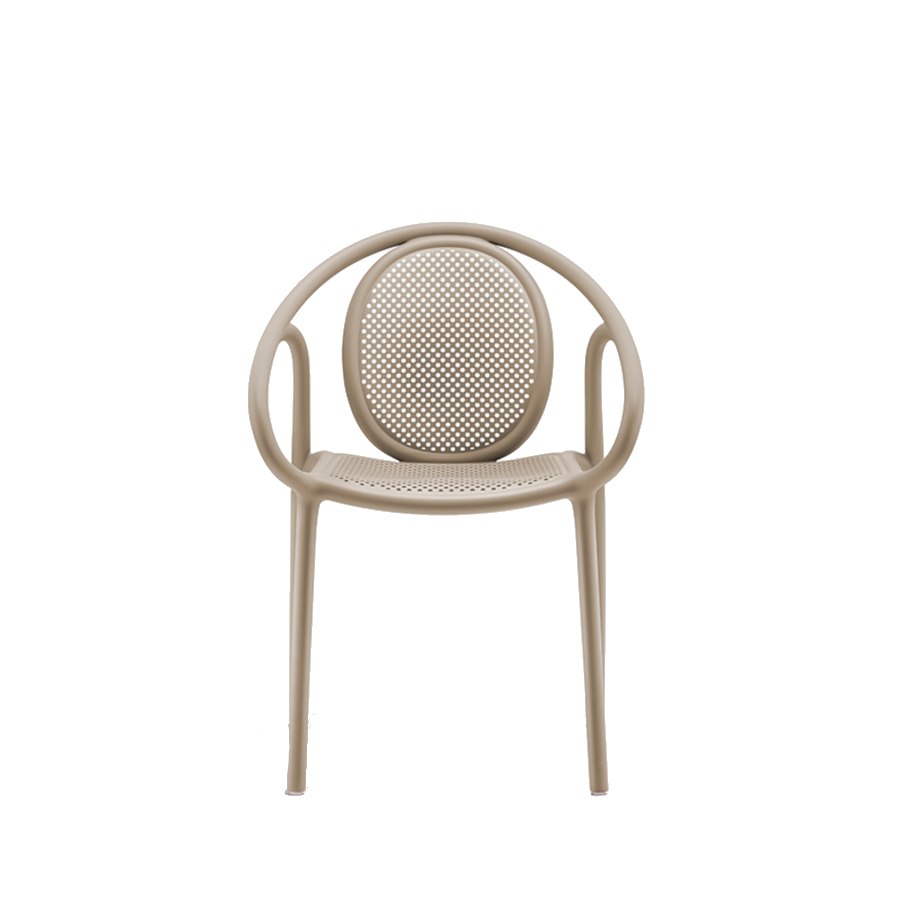 Karmstol Remind 3735, sh.46 cm, stapelbar, sand